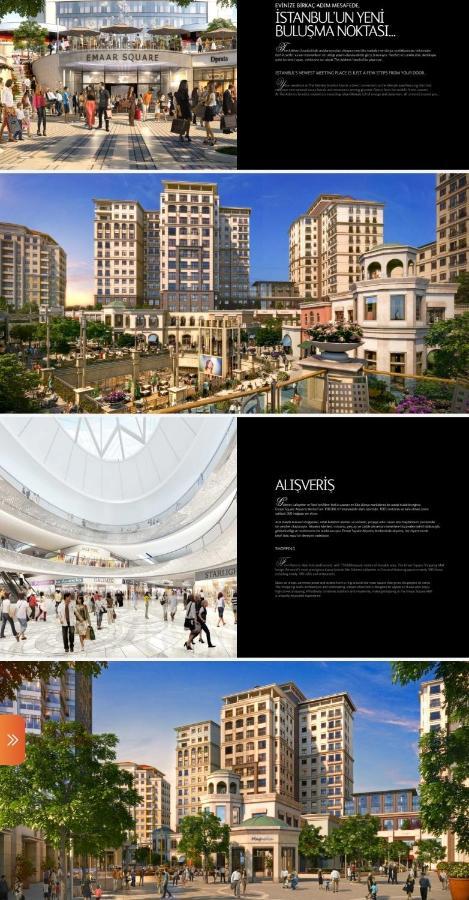 Serviced Luxurious 3+1 In Address Emaar Square Estambul Exterior foto